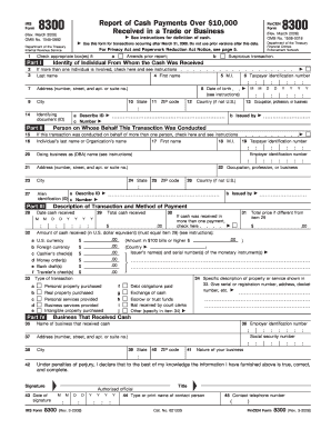 IRS Form 8300