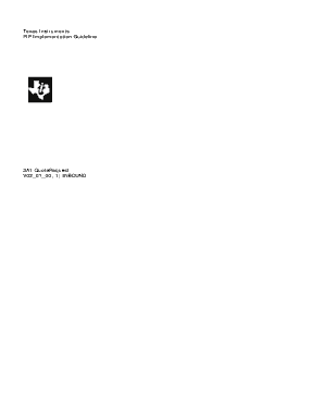 Texas Instruments 3A1 Quote Request Form