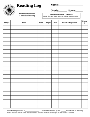 Reading Log - Timonium Elementary - timoniumes bcps