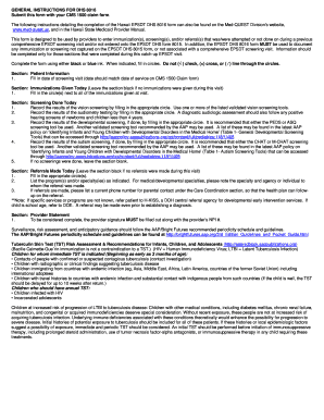 Hawaii EPSDT DHS 8016 Form