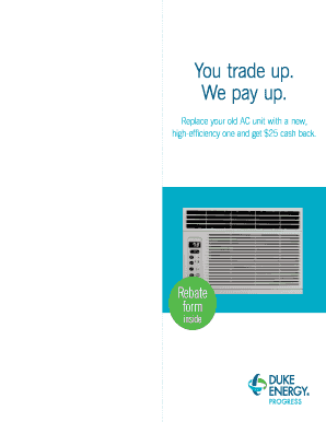 Duke Energy Window AC Rebate Form