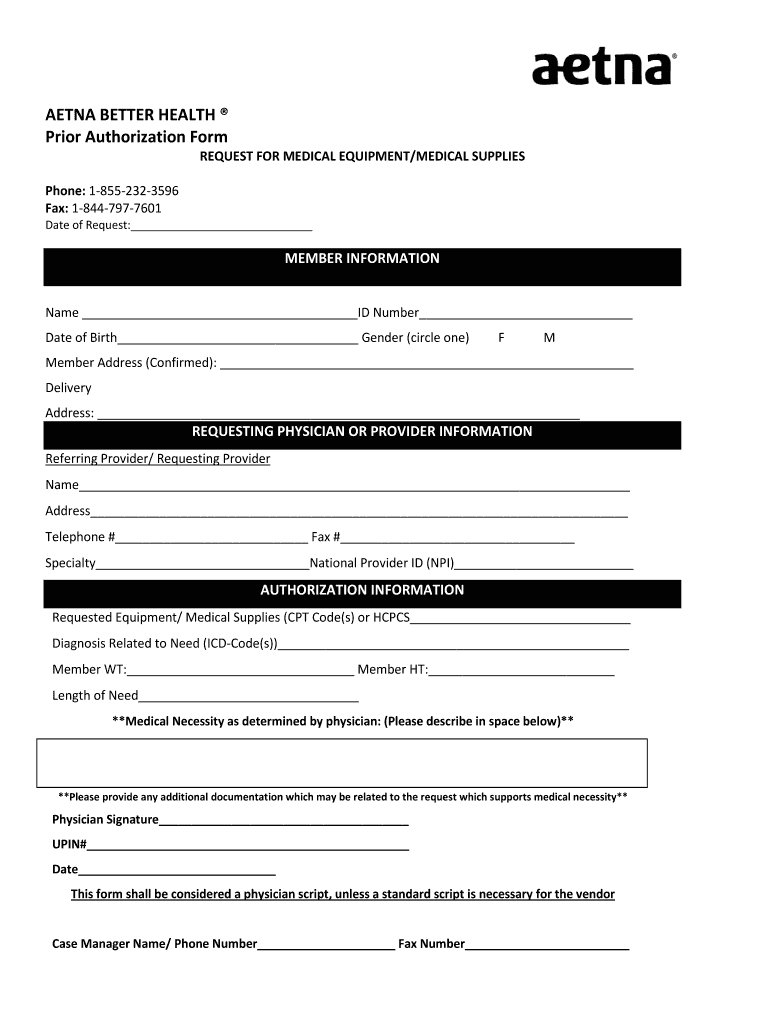 aetna-better-health-prior-authorization-form-fill-out-sign-online