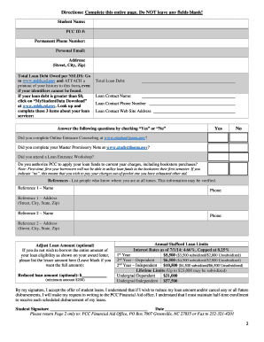 Federal Stafford Loan Acceptance Form