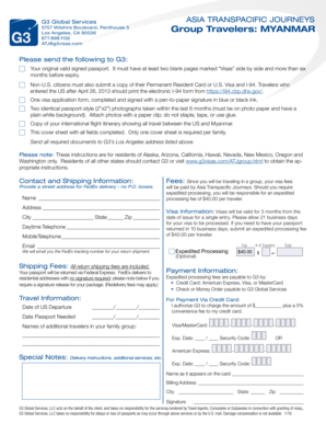 Myanmar Tourist Visa Application