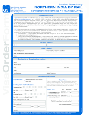 India Visa Application Form