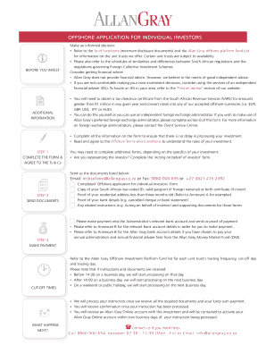 Offshore Application for Individual Investors