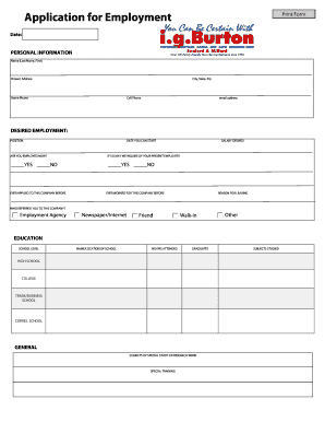 free employment contract templates