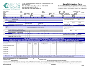 Employee Health and Dental Plan Enrollment Form
