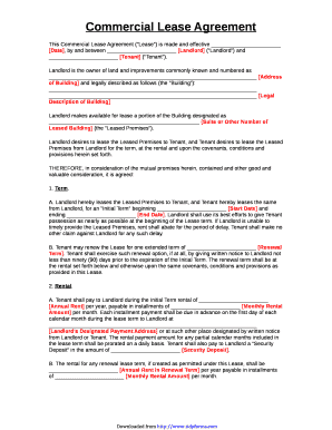 Commercial Lease Agreement
