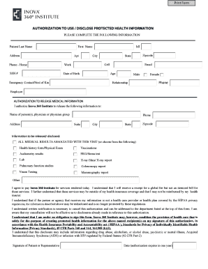 Authorization to Release Medical Information