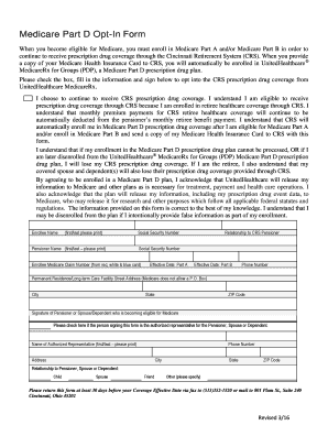 Medicare Part D Opt-In Form