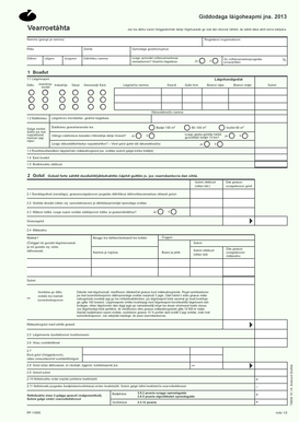 Norwegian Property Tax Form