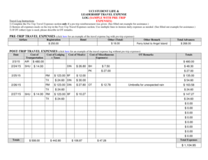 Uci student life amp leadership travel expense log - UCI Dean of Students - dos uci