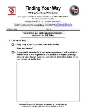 Wolf Adventure Workbook