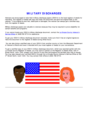 Military Discharge Document Recording Request