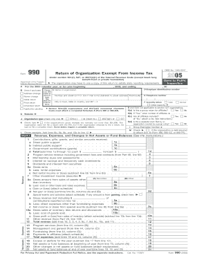 Form 990 Return of Organization Exempt From Income Tax
