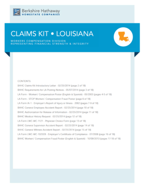 Workers Compensation Injury Reporting Notice