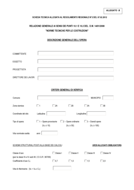 Scheda Tecnica Allegata