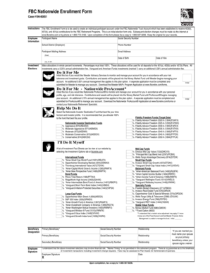 FBC Nationwide Enrollment Form