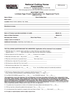 National Cutting Horse