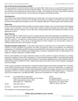 California CalFresh Benefits Application
