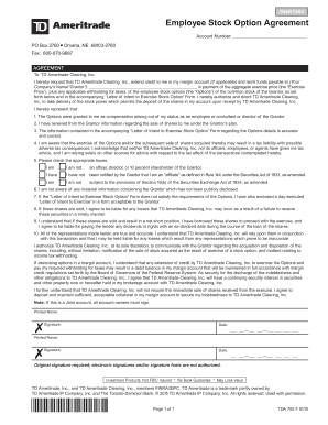 Employee Stock Option Agreement