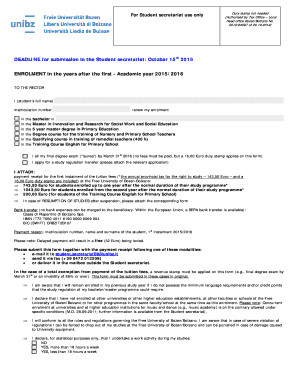 Student Enrolment Renewal Form
