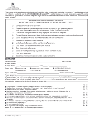 Contractor’s Questionnaire Form ID-1248