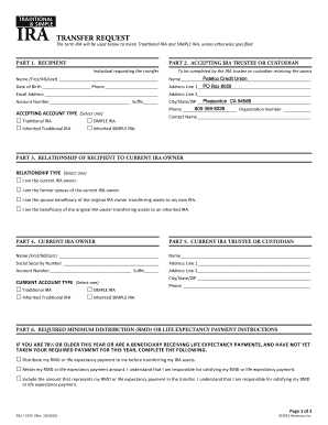 IRA Transfer Request Form