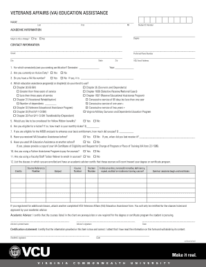 VA Education Assistance Form