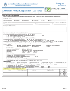 Apartment Product Application