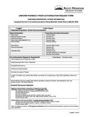 Pharmacy Prior Authorization Request Form