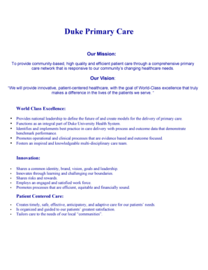 Patient Profile Information Form