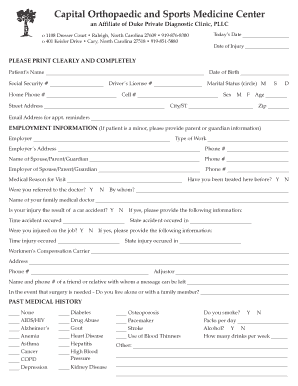 Patient Intake Form