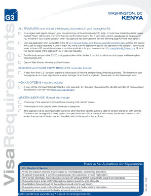 Kenya Visa Application Form