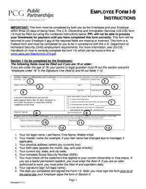 Employee Form I-9
