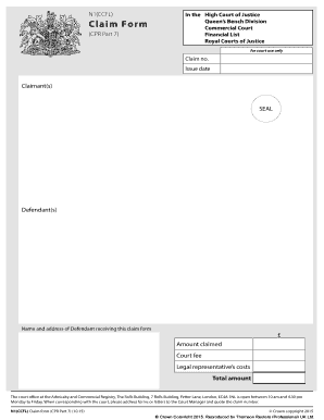 N1(CCFL) Claim Form