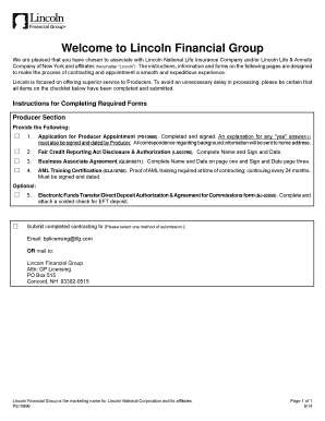 Producer Contracting Appointment Packet for Group Protection