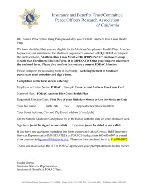 Anthem Blue Cross MedicareRx Enrollment Form