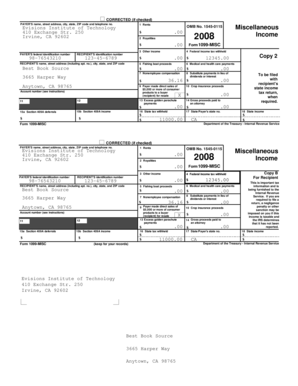 IRS Form 1099-MISC