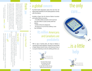 Diabetes Research Donation Form
