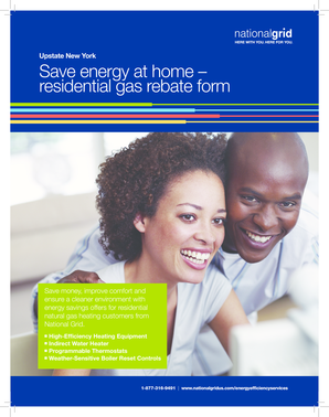 Residential Gas Rebate Form