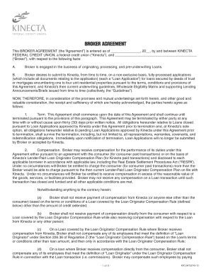Broker Agreement
