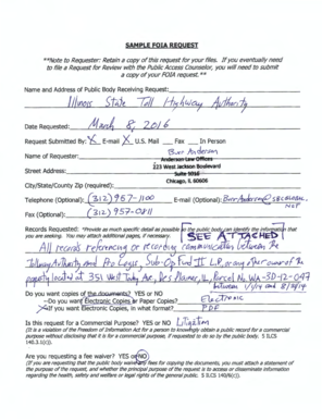 Illinois FOIA Request Form