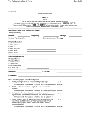 HMSA Belviq Prior Authorization Form