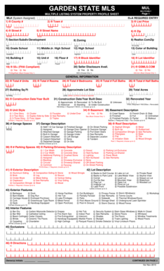 Multifamily Property Profile Sheet