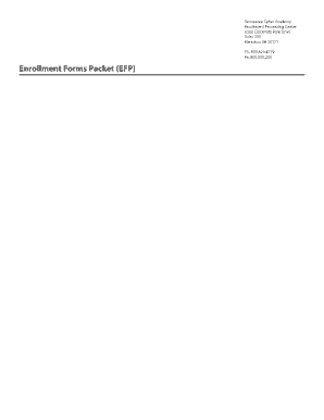 Tennessee Cyber Academy Enrollment Forms Packet