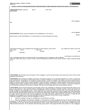 Building Loan Mortgage Agreement