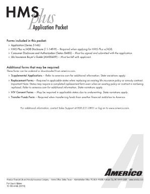 Application for Simplified Issue Individual Life Insurance