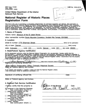 National Register of Historic Places Registration Form